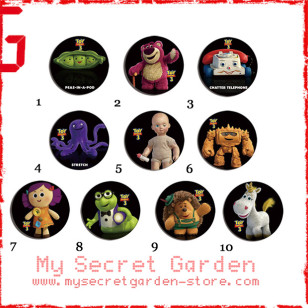 Toy Story 3 - Pinback Button Badge Set 2a or 2b ( or Hair Ties / 4.4 cm Badge / Magnet / Keychain Set )